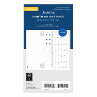 Personal Month to a Page with Notes Insert 2025