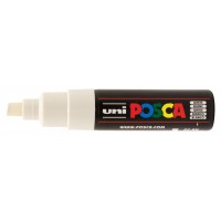 8mm Bold Chisel Tip White