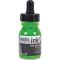 Vivid Lime Acrylic Ink 30ml