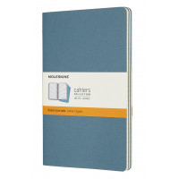 Cahier Large Brisk Blue Lined, 3 Pack