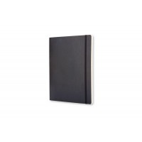 Classic Extra Large Softcover Black Blank Notebook