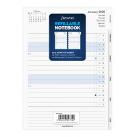 Notebook A5 Month Planner 2025