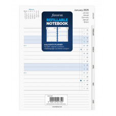 Notebook A5 Month Planner 2025