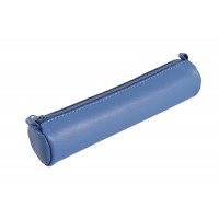 Age-Bag Leather Pen Case - Small Blue