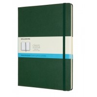 Classic Large Myrtle Green Dot Grid Notebook - Softcover