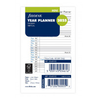 Mini Year Planner Vertical 2025