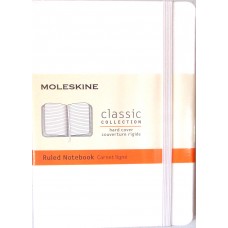 Classic Pocket White Ruled Notebook