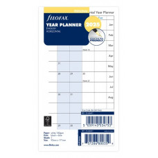 Personal Year Planner Horizontal 2025