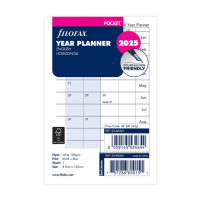 Pocket Year Planner Horizontal 2025