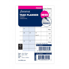 Pocket Year Planner Horizontal 2025