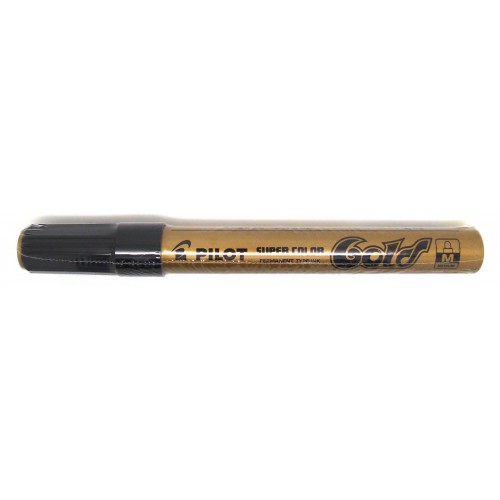 Pilot Super Color Marker Pen Extra Fine Metallic Paint Pen Gold